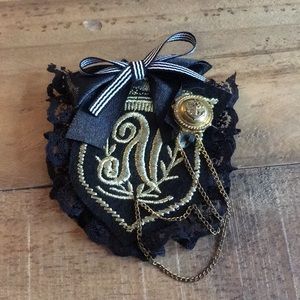 Gothic look clip on patch